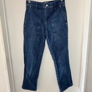 J.Crew high-rise patch pocket straight-leg jean Women’s 25